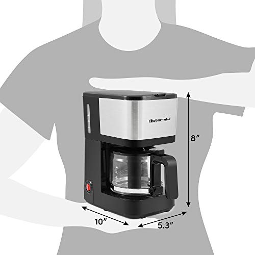 Automatic Brew & Drip Coffee Maker with Reusable Filter C548