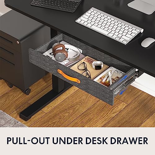 48 x 24 Inches Electric Standing Desk with Drawer D156