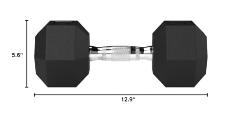 Rubber Hex Dumbbell Hand Weight O489172