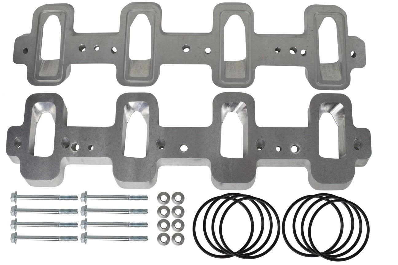 Rectangle Port Cylinder Head to Supercharger Adapters J93070