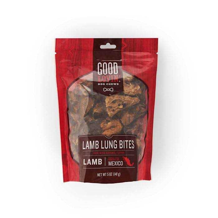 Lamb Lung Bites Dog Chews B2163