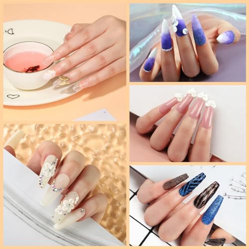 Acrylic Nail Kit with Drill and UV Light Acrylic Powder Nail Art Starter Kit A4761