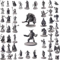 50 Miniatures Fantasy Tabletop RPG Figures A2704