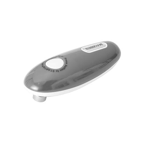 Compact Battery Operated Automatic Can Opener with Magnet, Aqua N2698