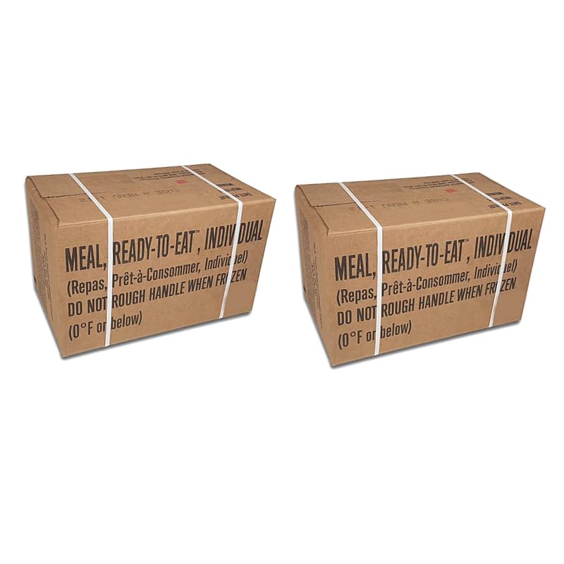 24 full food packs Military meals ready to eat with heater O257