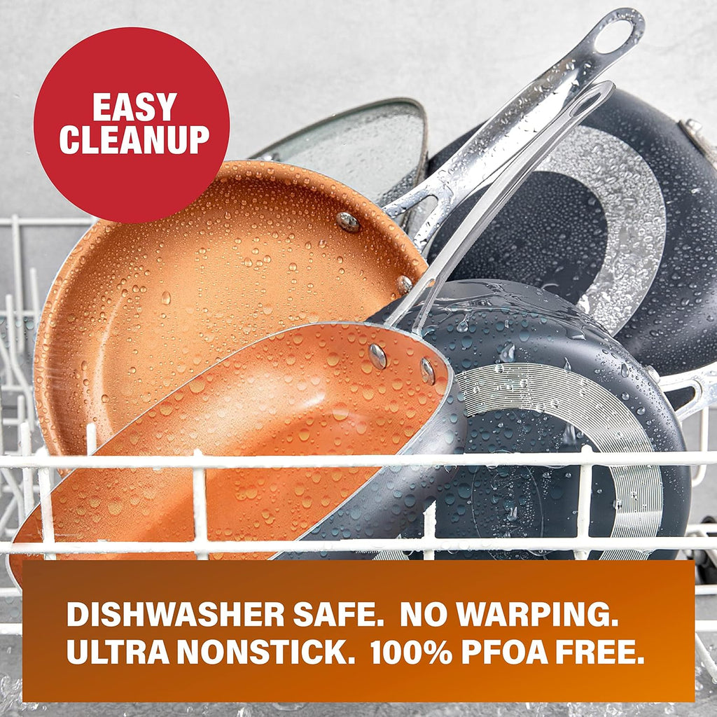 11" Square Non Stick Ceramic Frying Pan W122425
