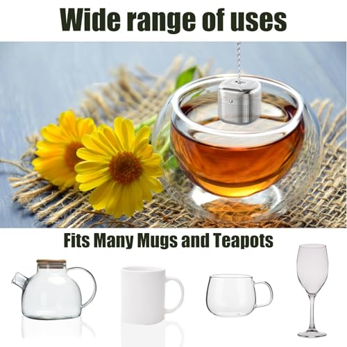 Square Tea Infuser with 304 Stainless Steel Fine Mesh B512540