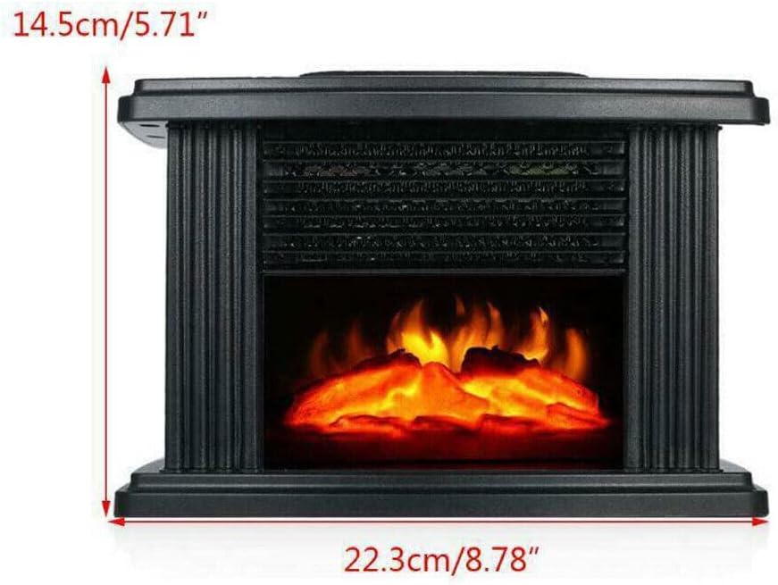 Freestanding Electric Fireplace Stove with Realistic Flame Effect, 1000W X9394