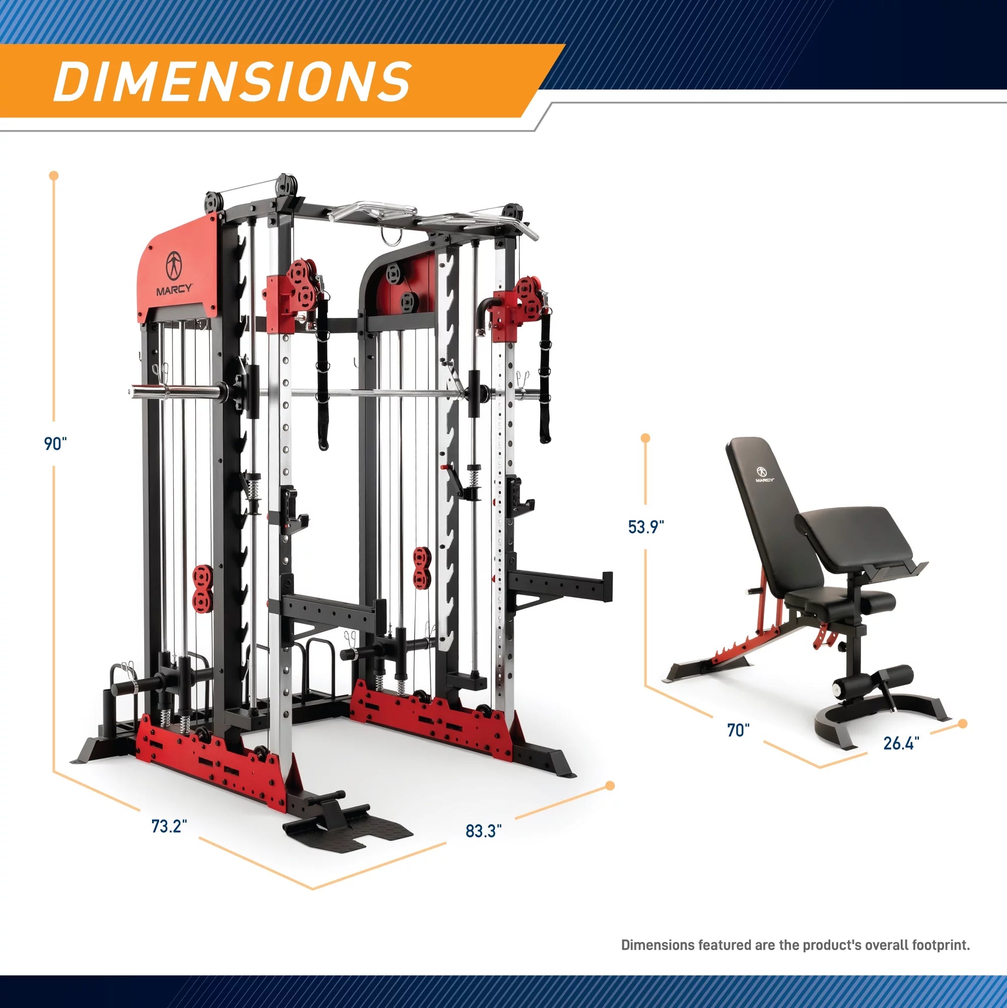 Smith Cage Home Gym System D5875