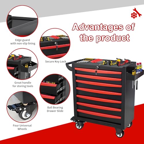 5 Drawer Metal Rolling Tool Chest R87839