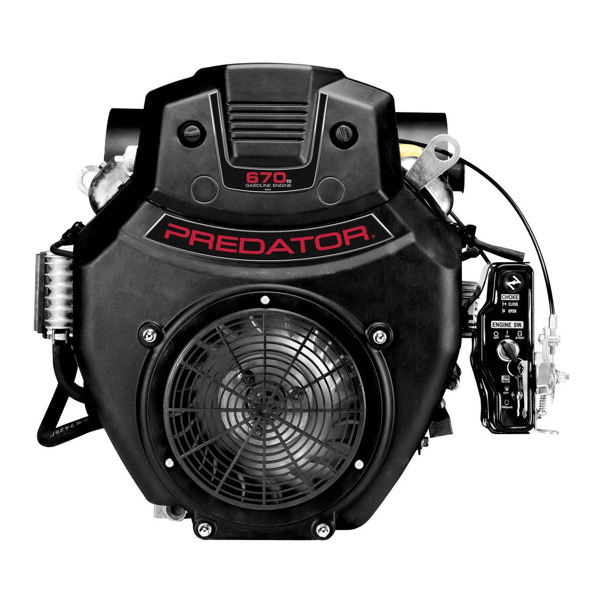 670cc V-Twin Horizontal Shaft Gas Engine P584