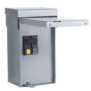 50A 2-Space 2-Circuit Outdoor Spa Panel Main Lug Load Center J190