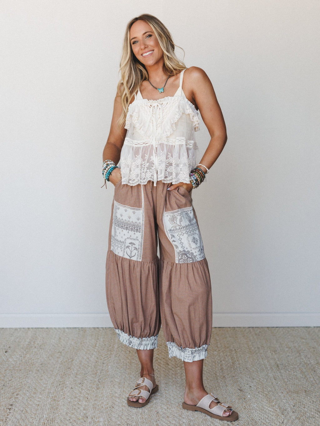 Dreaming While Awake Lace Cami - Ivory