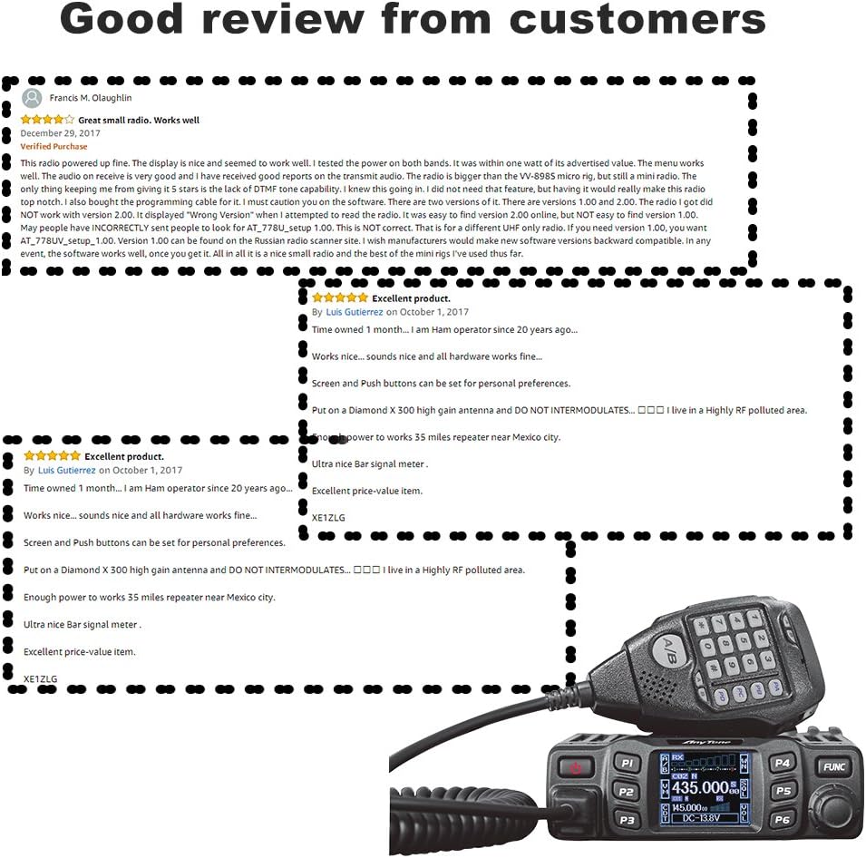Dual Band Transceiver Mobile Radio VHF/UHF Two Way Radio P6613