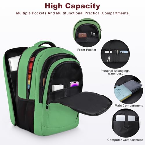 17.3 inch Anti Theft Waterproof Laptop Backpack, Blue I7288
