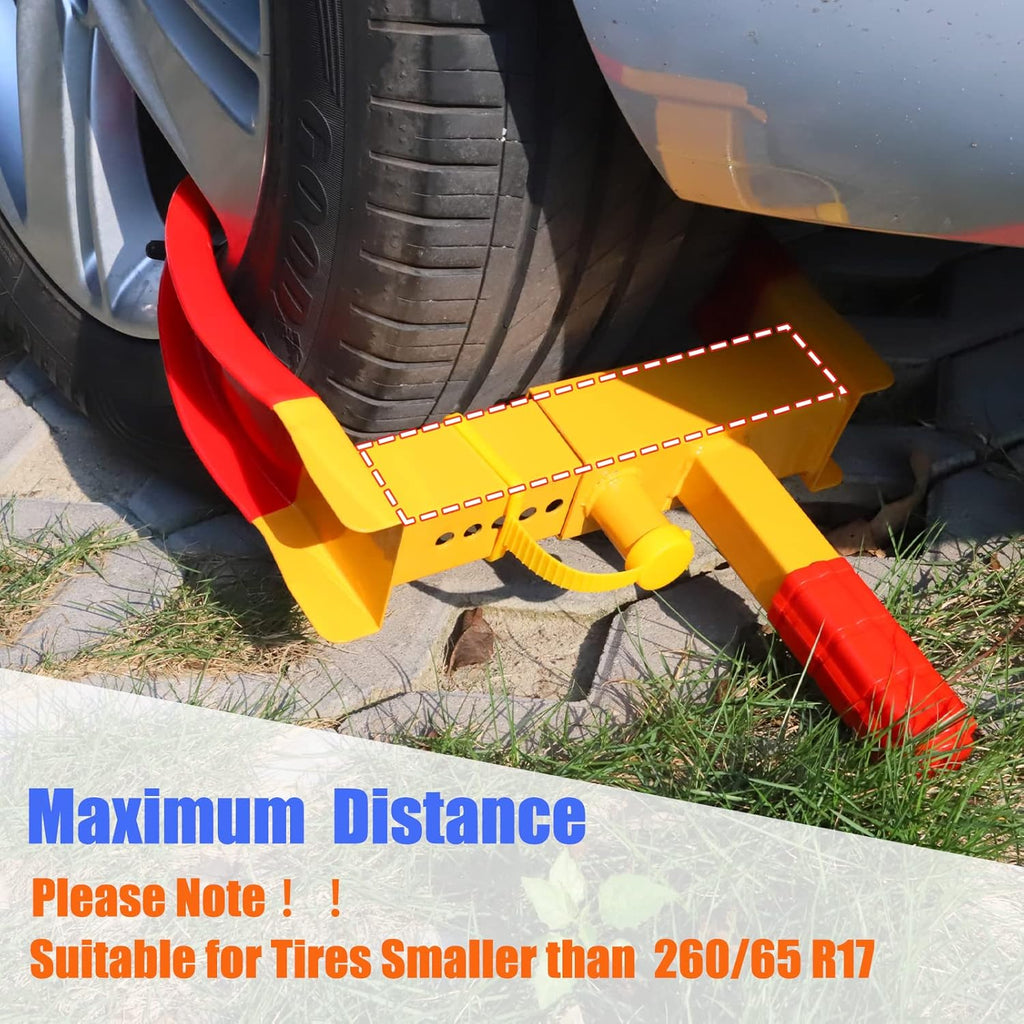 2PCS Universal Wheel Clamp Tire Lock V716