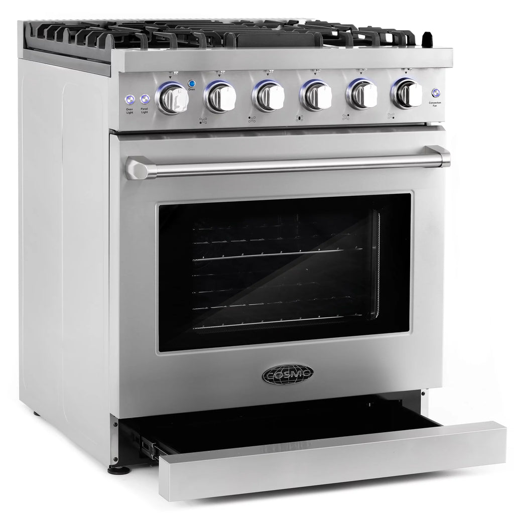 2 Piece Kitchen Appliance Package with Gas Range & French Door Refrigerator S153583