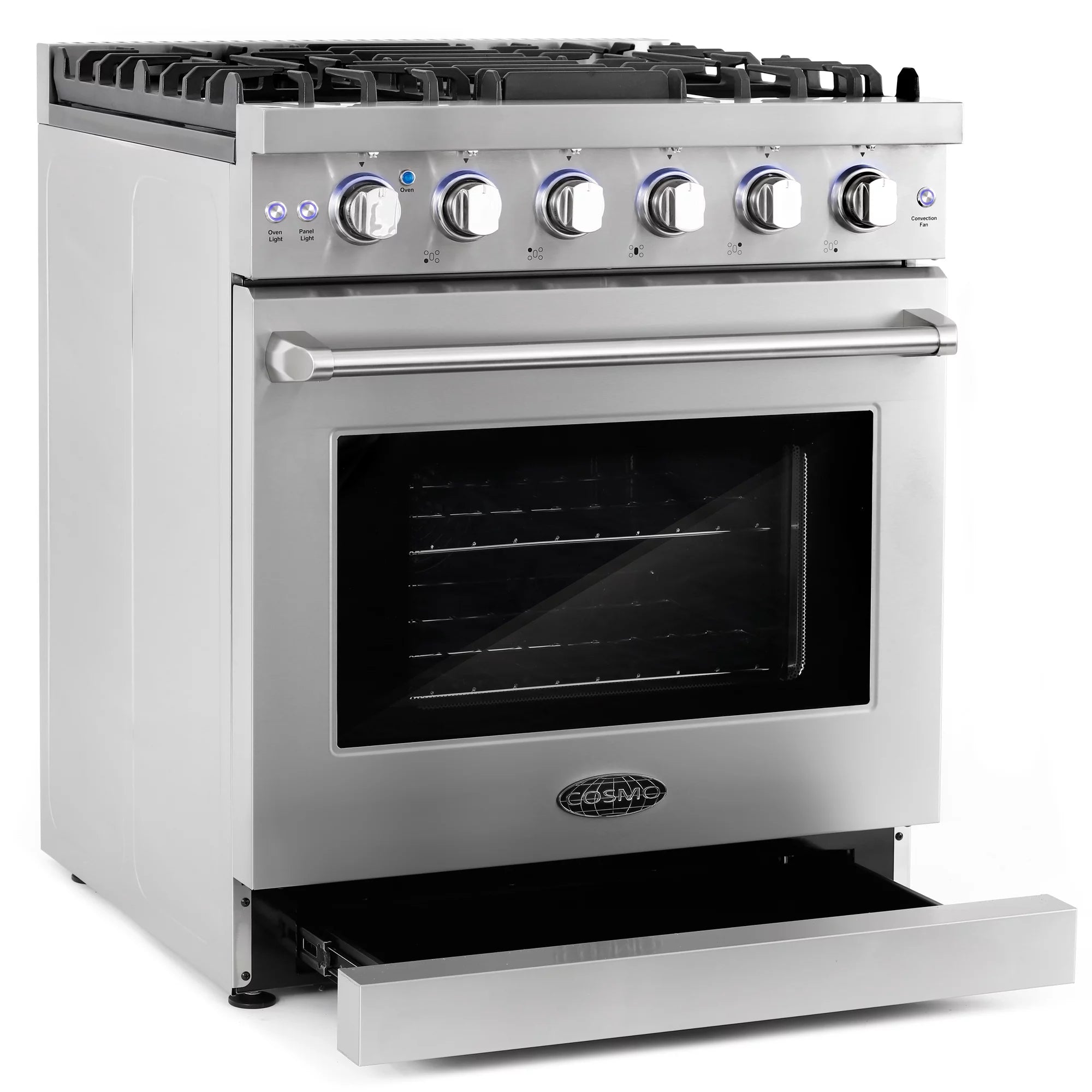 2 Piece Kitchen Appliance Package with Gas Range & French Door Refrigerator S153583
