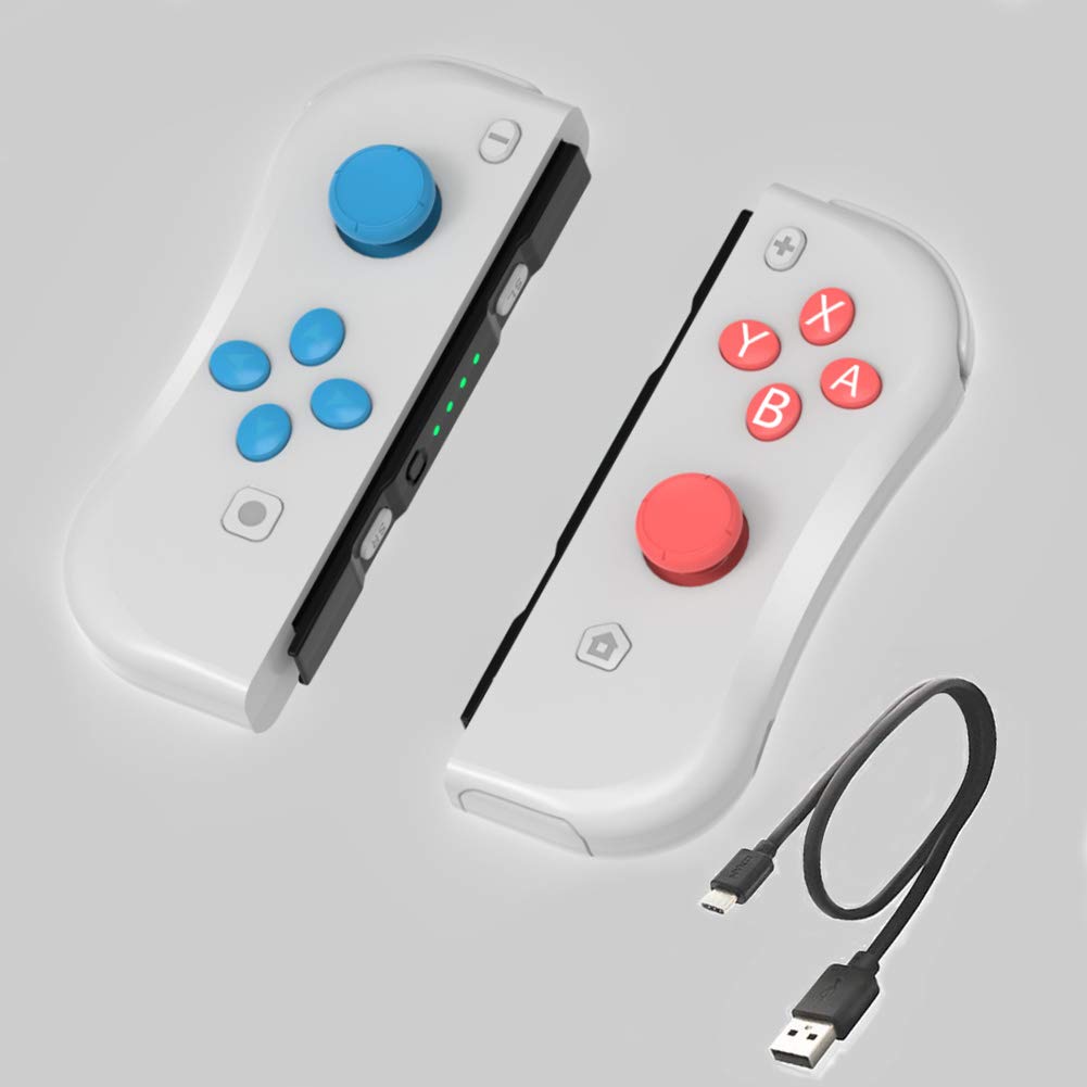 Light Gray Joy Pad Controllers for Nintendo Switch Console P179017