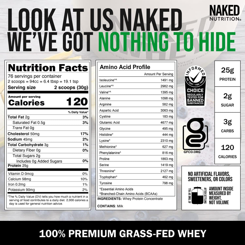 5LB Unflavored Whey and 5LB Unflavored Casein Protein Bundle H22897
