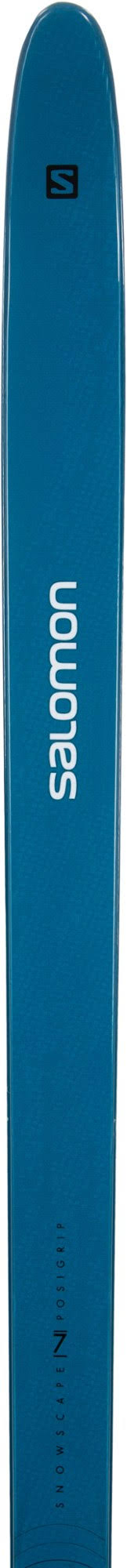 Black/Blue Cross-Country Skis with Bindings A460889
