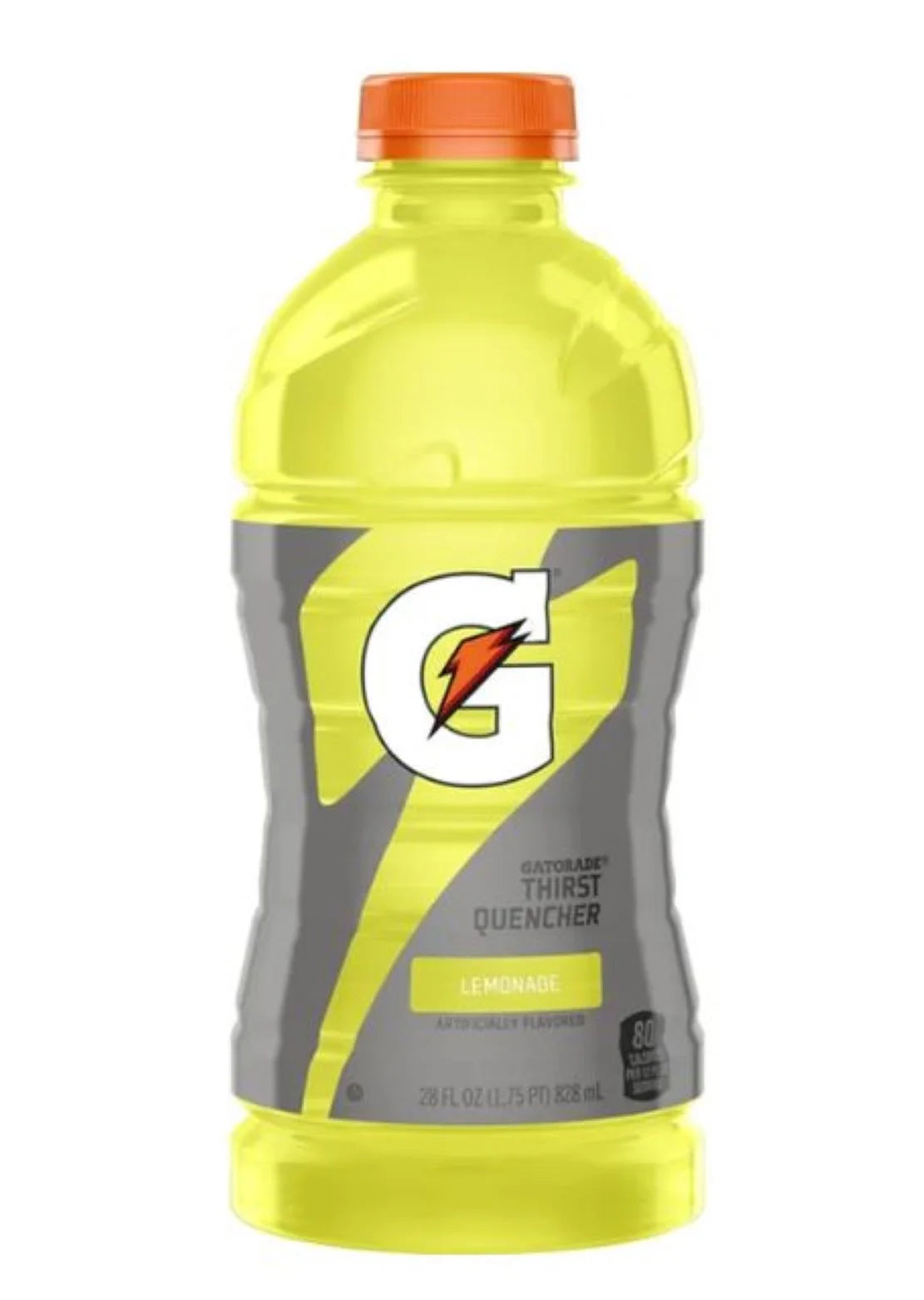 Lemonade Sports Drink, 28 oz Bottle, Quantity of 2 H187665