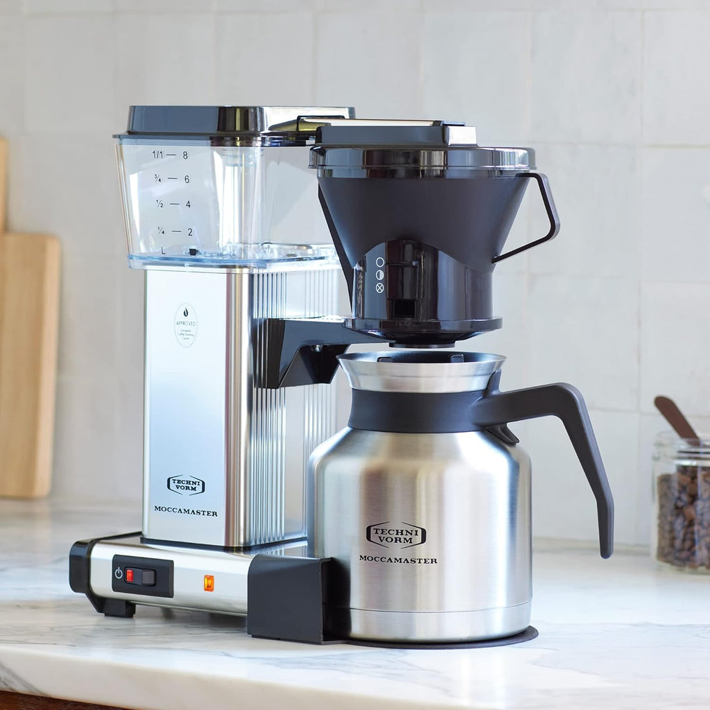 32 oz Polished Silver Coffee Brewer Y4004