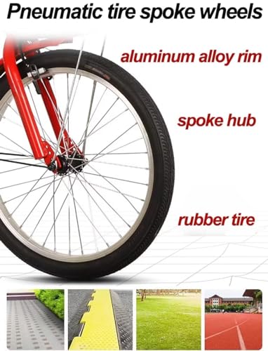Folding Adult Tricycle with Back Seat, 3 Wheels G600513