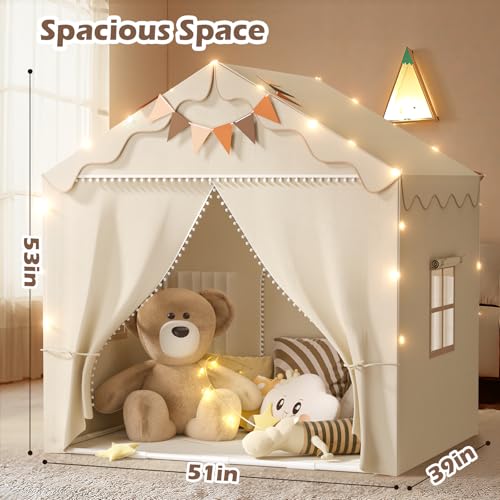 Play Tent with Padded Mat and Light, 51" x 39" x 53" Z458211