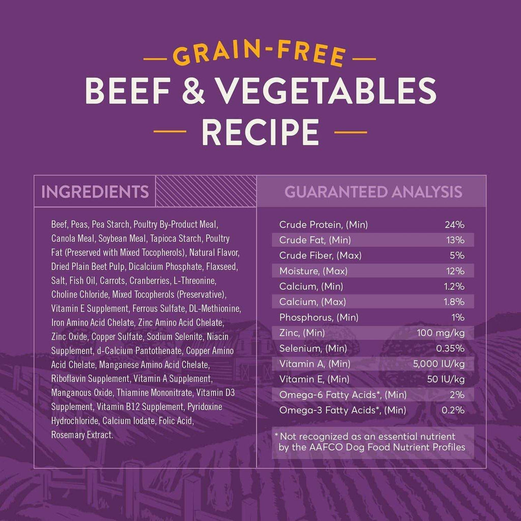 Grain-Free Beef & Vegetable Dry Dog Food D58784