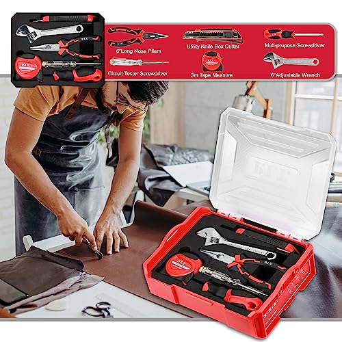 Mini Red 5-Drawer Steel Tool Box O60940