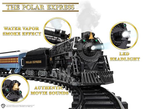 Battery-Operated Toy Train Set with Bluetooth, Locomotive, Train Cars, & Track T69876