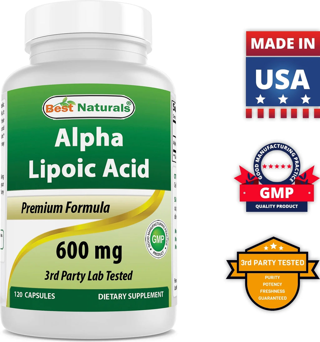 Alpha Lipoic Acid 600 mg 120 Capsules Y86096