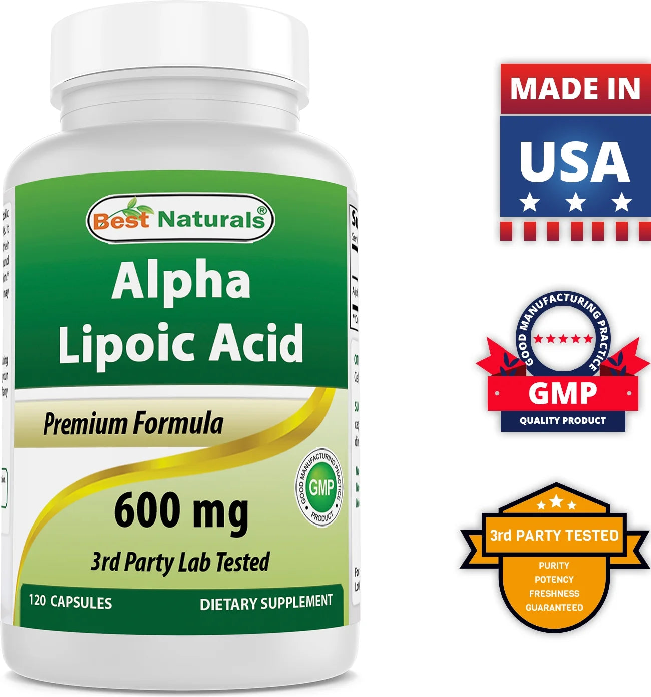 Alpha Lipoic Acid 600 mg 120 Capsules Y86096