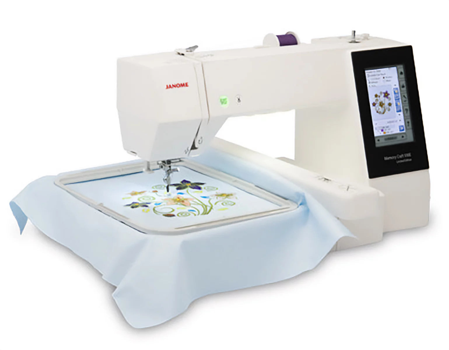 Computerized Embroidery Machine with Hat Hoop Bundle C3024