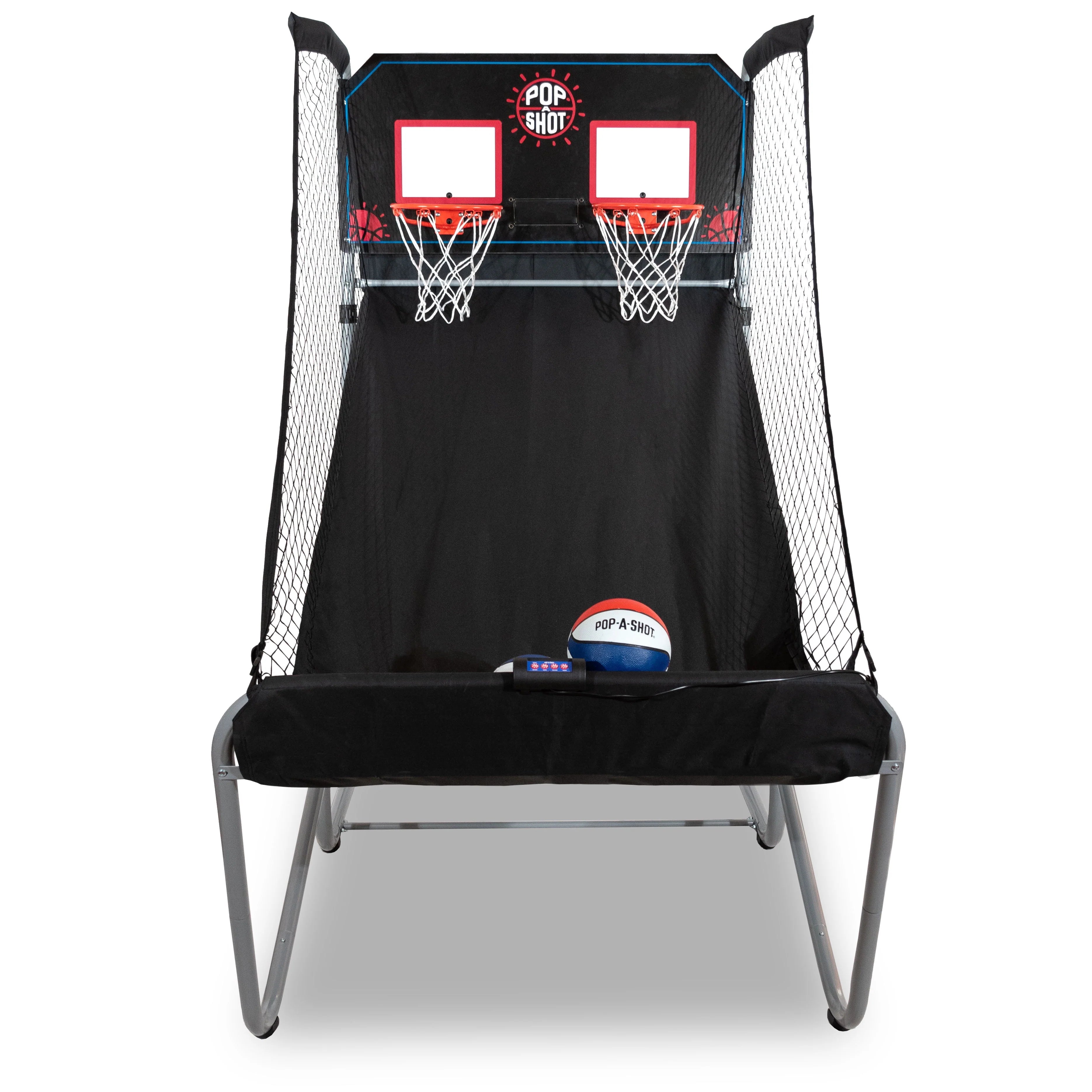 Black Foldable Basketball Arcade Game with 7 Basketballs H471