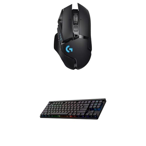 Black Wireless Gaming Mouse with Hero 25K Sensor A4267