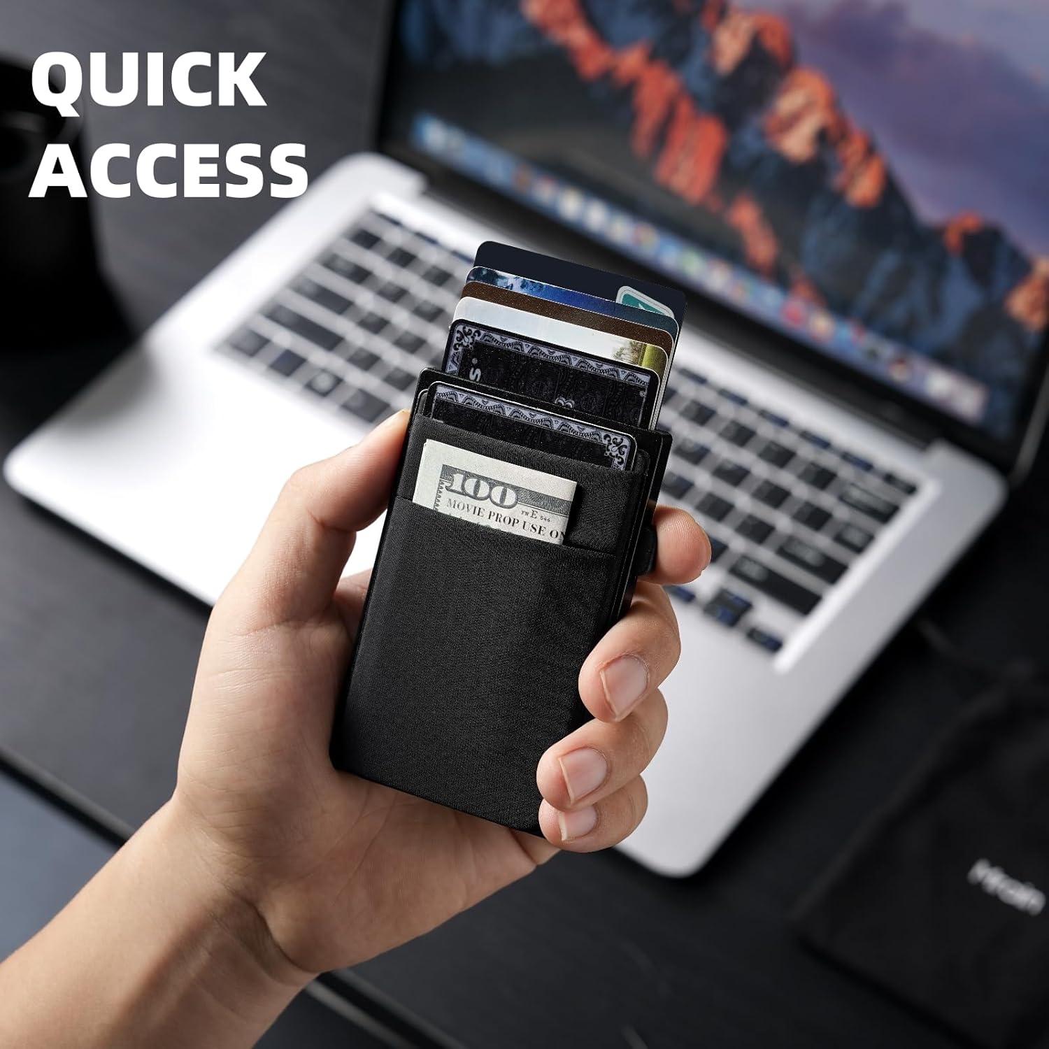 Slim Aluminum Card Holder Wallet W246