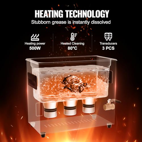 10L 240W Digital Ultrasonic Cleaning Machine with Heater & Timer Q469