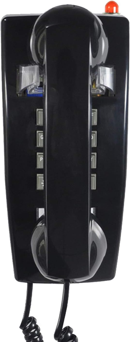 Red Analog Corded Wall Mounted Phone Pack of 2 K5388