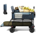 Large Capacity Folding Double Decker Wagon, Gray A138