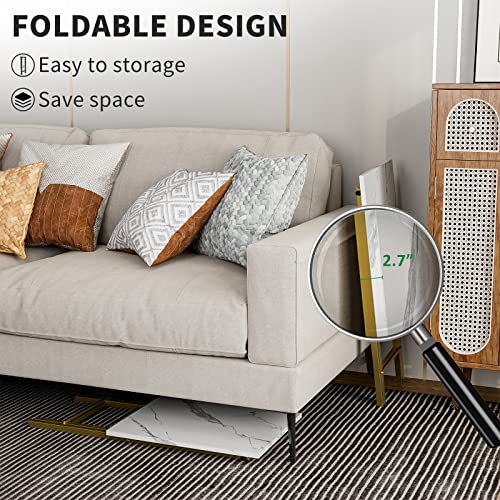 Set of 2 Folding TV Tray Tables with Removable Serving Tray E8945