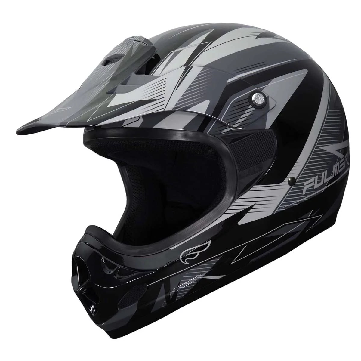 Black Graphic Adult MX Helmet M882