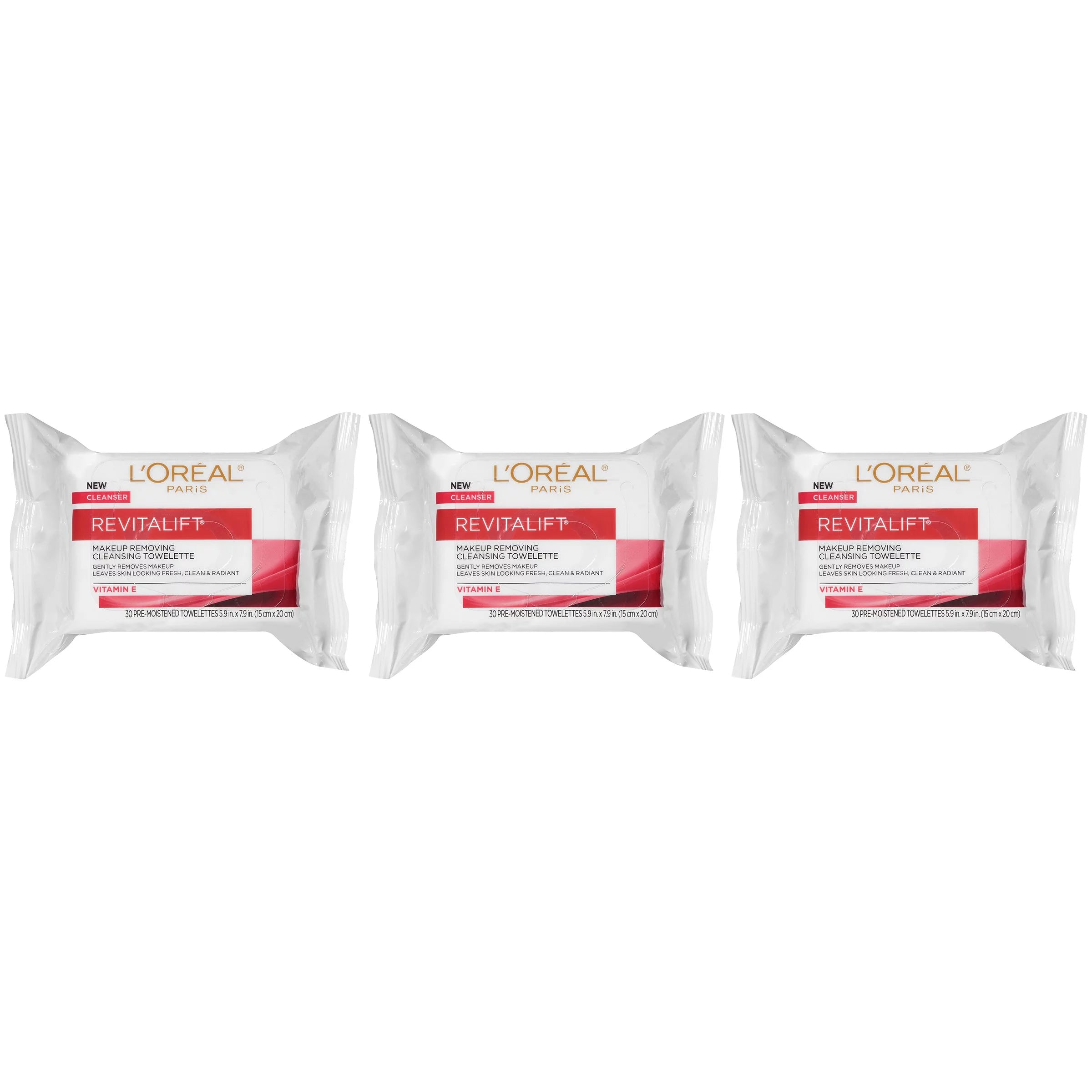 30 Count Face Cleansing Towelettes T51434