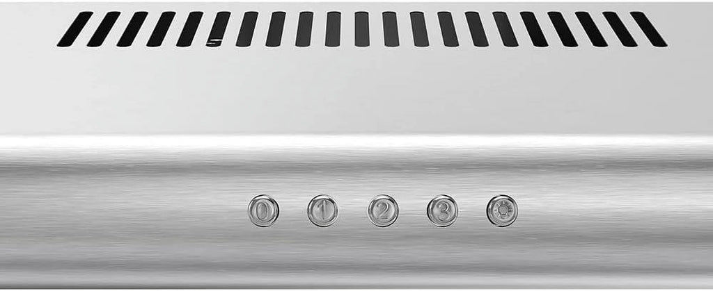 30 in. Ductless Undermount Range Hood in Brushed Stainless Steel with Mesh Filters F271323