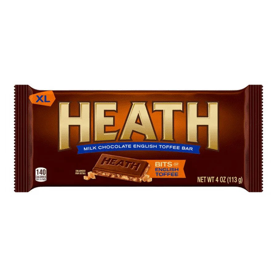 Extra Large English Toffee Candy Bar - 4.0 Oz (Pack of 24) L295