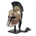 Antique Medieval Era Warrior Helmet with Black Display Stand X5564