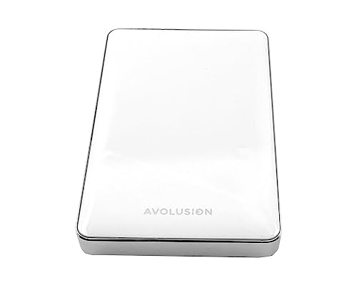 1TB USB 3.0 Portable External Hard Drive (White) T349
