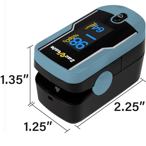 Fingertip Pulse Oximeter Blood Oxygen Saturation Monitor with Lanyard (Sunny Yellow) Z4612