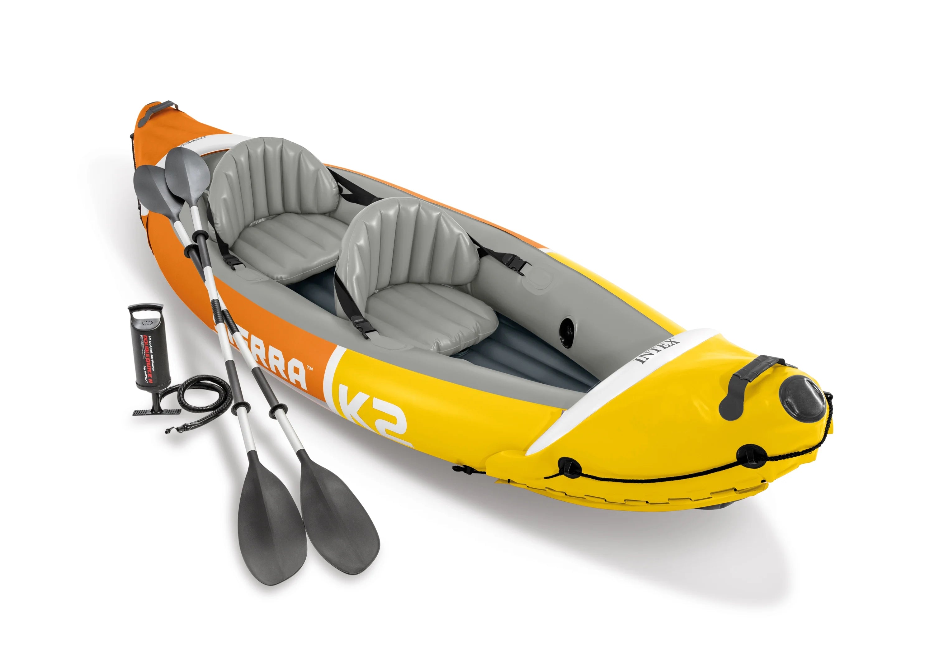2-Person Inflatable Fishing Kayak with Oars and Hand Pump N338958